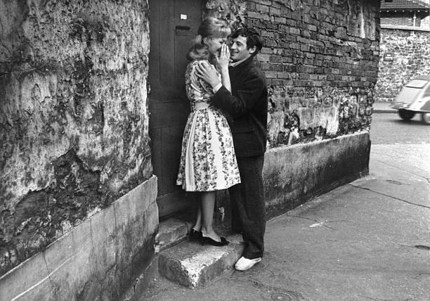 Jean-Paul Belmondo and Christine Kaufmann in Man Called Rocca (1961)