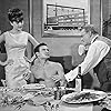 James Cagney, Horst Buchholz, and Pamela Tiffin in One, Two, Three (1961)