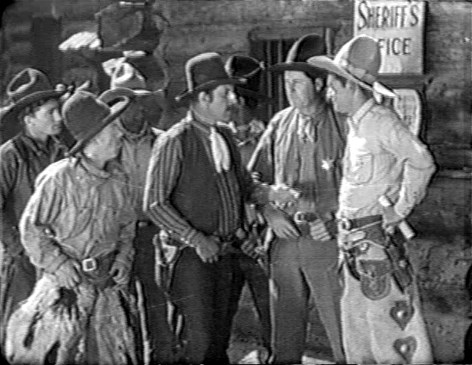 Buzz Barton, Yakima Canutt, Bobby Dunn, Frank Ellis, and Bob Reeves in Canyon Hawks (1930)