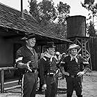 Ken Berry, Larry Storch, and Forrest Tucker in F Troop (1965)