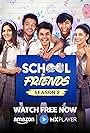 Aaditya Gupta, Ansh Pandey, Navika Kotia, Alisha Parveen, and Manav Soneji in School Friends (2023)