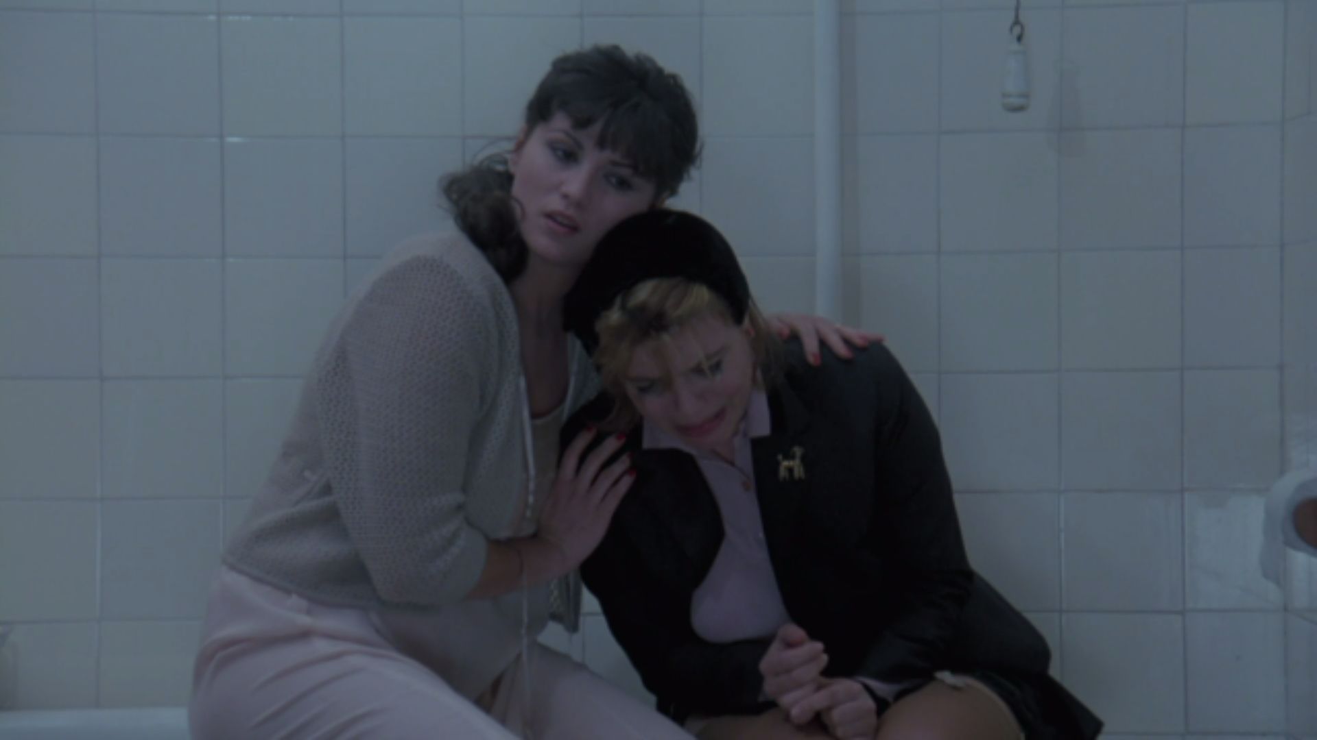 Serena Grandi and Malisa Longo in Miranda (1985)