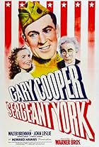 Gary Cooper, Walter Brennan, and Joan Leslie in Sergeant York (1941)