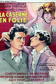 Raymond Cordy, Colette Darfeuil, and Paulette Dubost in La caserne en folie (1935)