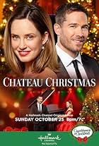 Luke Macfarlane and Merritt Patterson in Chateau Christmas (2020)