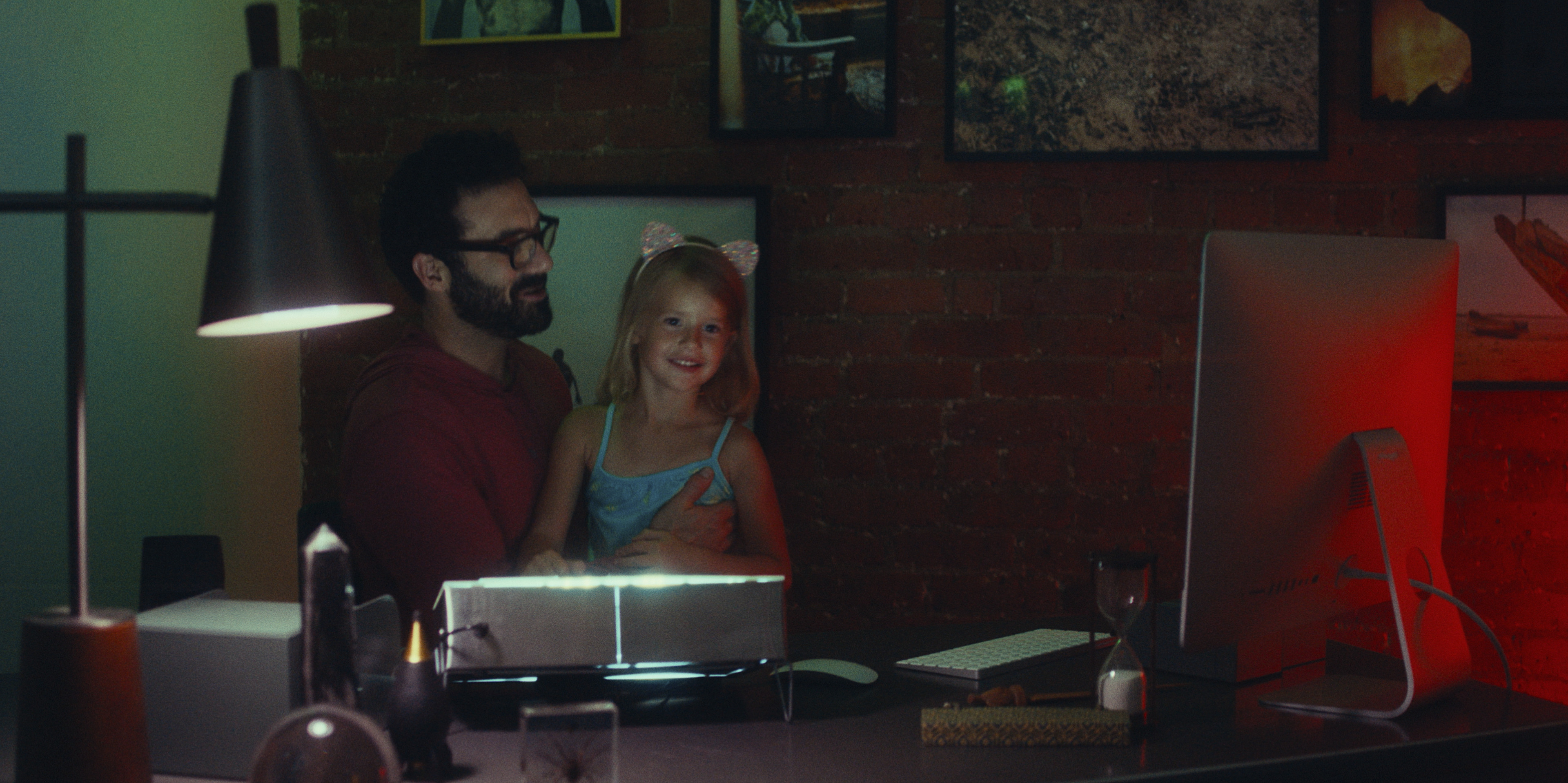 Rose Decker and Morgan Spector in Nanny (2022)