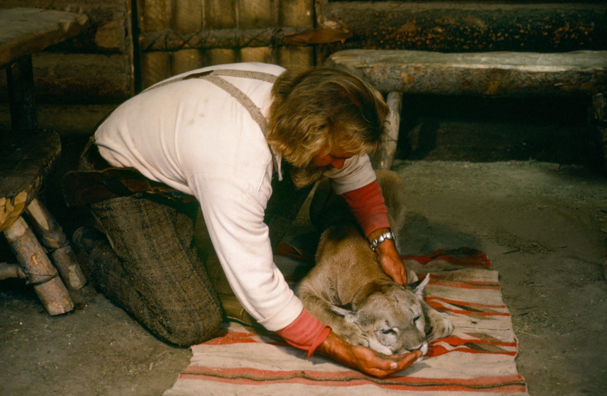 Dan Haggerty at an event for The Life and Times of Grizzly Adams (1977)