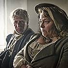 Phil Davis and Beatie Edney in Poldark (2015)