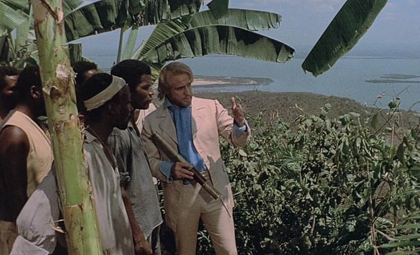 Marlon Brando and Evaristo Márquez in Queimada (1969)