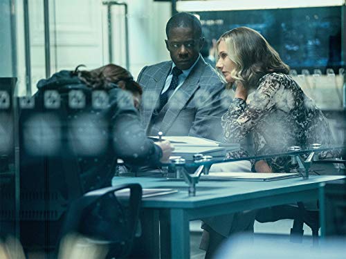 Joely Richardson and Adrian Lester in The Rook (2019)