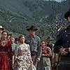 Nick Adams, Douglas Kennedy, Susan Kohner, Ray Stricklyn, and Stephanie Griffin in The Last Wagon (1956)