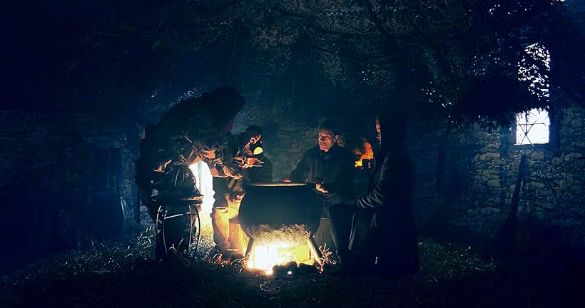 Mark Hyde, Cathryn Benson, Matthew Sharpe, and Conor Marsh in Pungo: A Witch's Tale (2020)