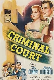 Tom Conway and Martha O'Driscoll in Criminal Court (1946)