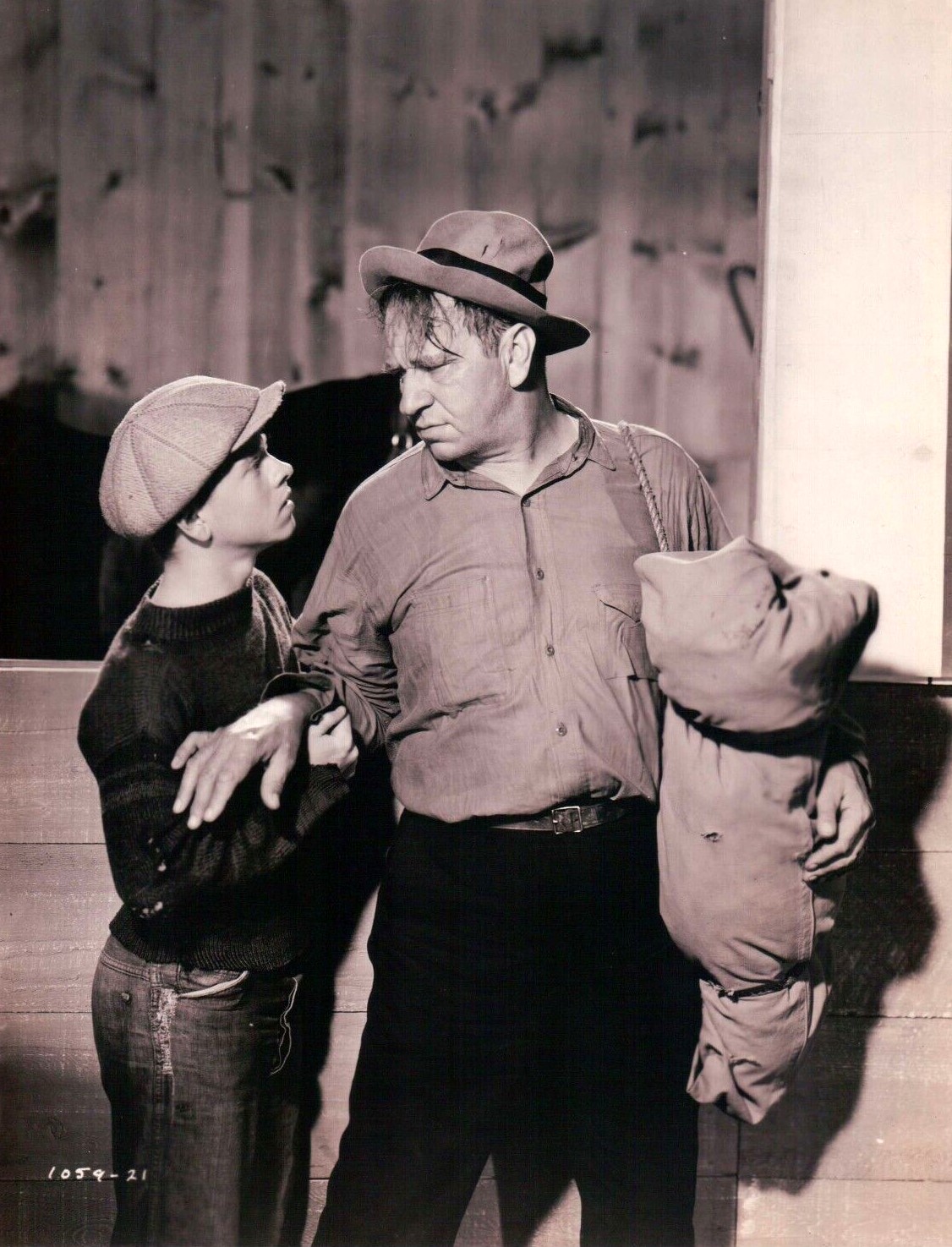 Wallace Beery and Mickey Rooney in Stablemates (1938)