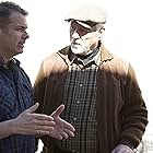 Going over a scene with "Irish" played by Russ Grant in "The Boxer." 