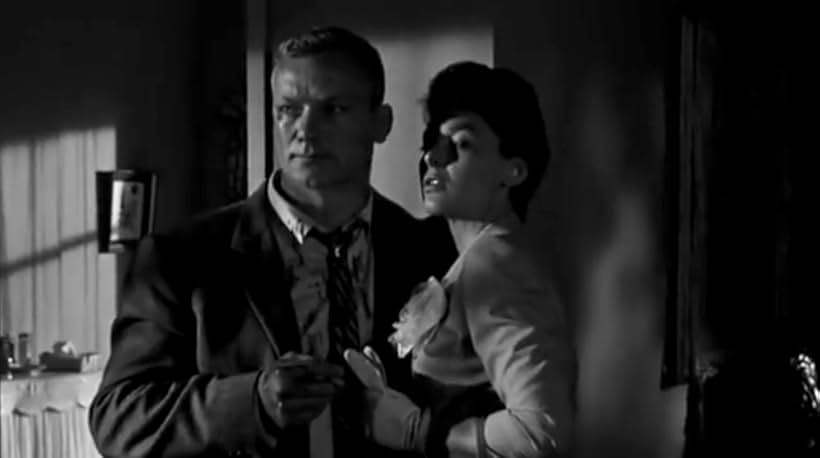 Anne Bancroft and Aldo Ray in Nightfall (1956)