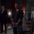 Dulé Hill, Maggie Lawson, Timothy Omundson, and James Roday Rodriguez in Psych (2006)