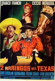 Franco Franchi, Ciccio Ingrassia, and Gloria Paul in 2 RRRingos no Texas (1967)