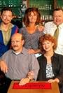 Carry Goossens, Els Magerman, Hans Royaards, Ben Segers, Jos Van Geel, Christel Van Schoonwinkel, and Manu Verreth in Café Majestic (2000)