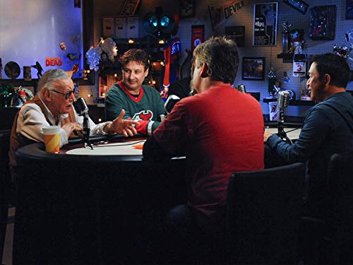 Walter Flanagan, Stan Lee, Ming Chen, and Mike Zapcic in Comic Book Men (2012)