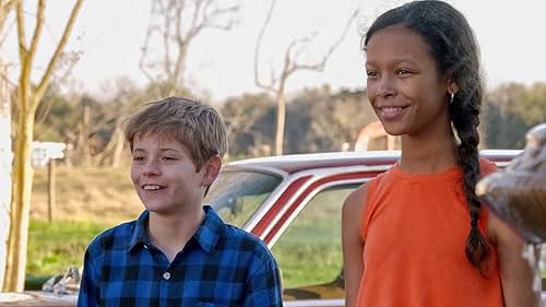 Preston Oliver and Kyliegh Curran in Secrets of Sulphur Springs (2021)