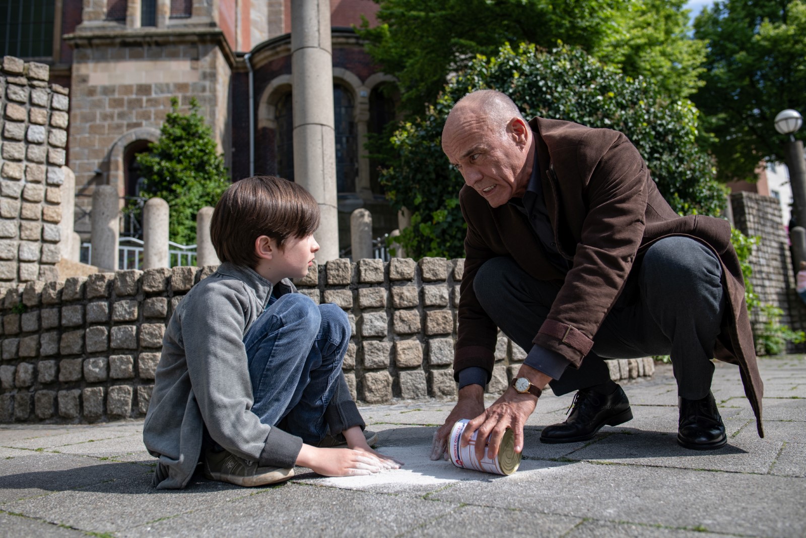 Heiner Lauterbach and Bruno Grüner in Granny Nanny (2020)