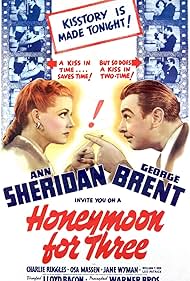 George Brent and Ann Sheridan in Honeymoon for Three (1941)