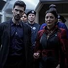 Shohreh Aghdashloo and Steven Strait in Nemesis Games (2021)