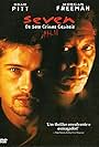 Brad Pitt and Morgan Freeman in Seven: Os Sete Crimes Capitais (1995)