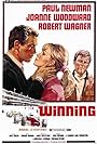 Paul Newman, Robert Wagner, and Joanne Woodward in Winning (1969)