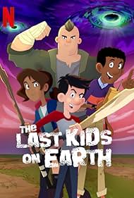 Garland Whitt, Montse Hernandez, Charles Demers, and Nick Wolfhard in The Last Kids on Earth (2019)