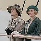 Elizabeth McGovern and Laura Carmichael in Downton Abbey: A New Era (2022)