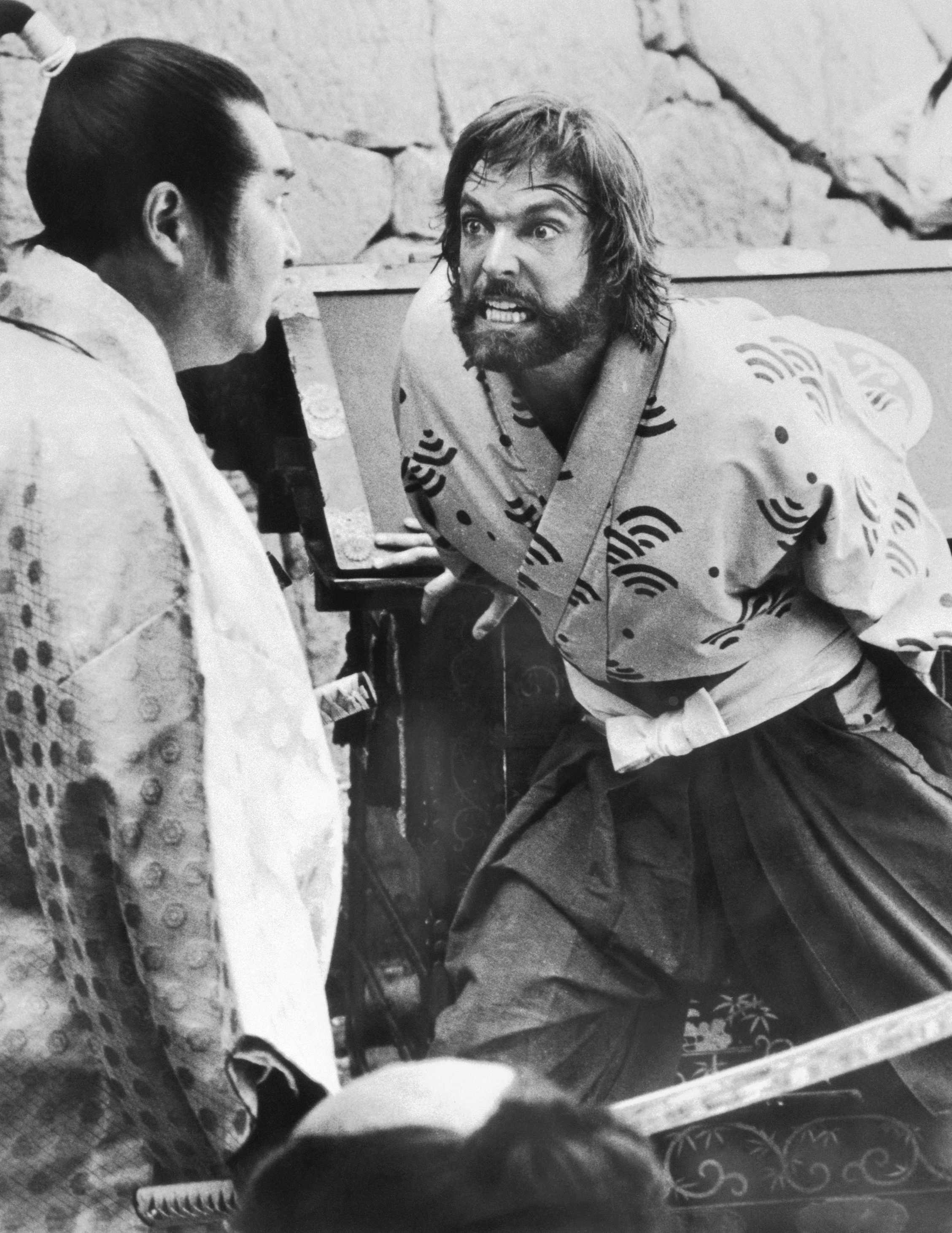 Richard Chamberlain and Nobuo Kaneko in Shogun (1980)