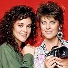 Pam Dawber and Rebecca Schaeffer in My Sister Sam (1986)
