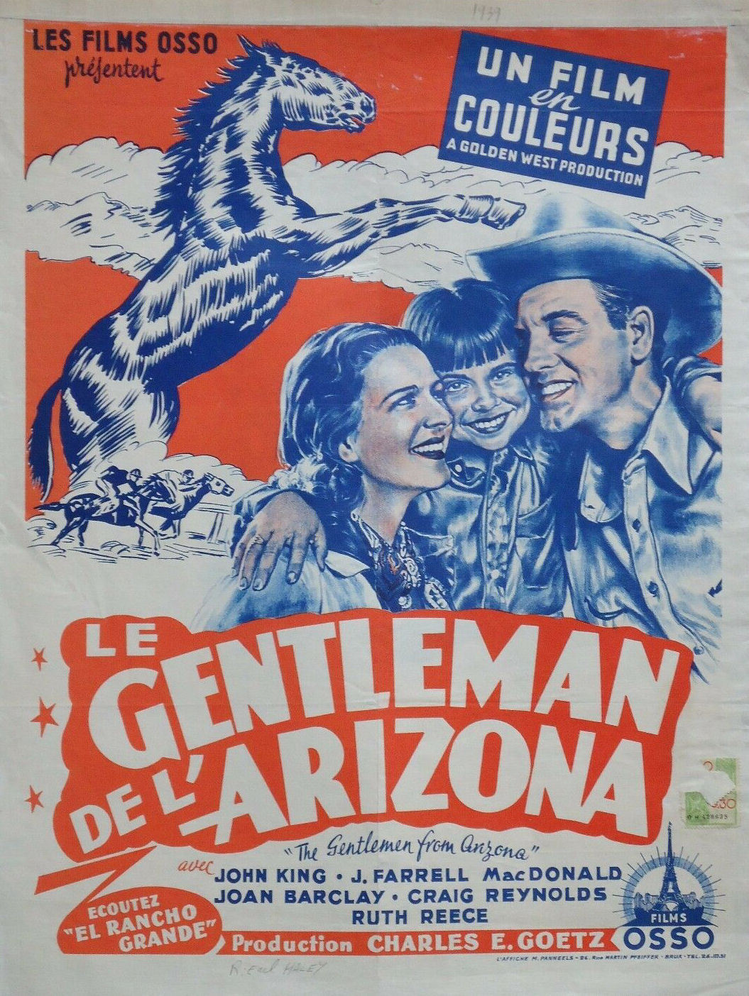 Joan Barclay, John 'Dusty' King, and Ruth Reece in The Gentleman from Arizona (1939)