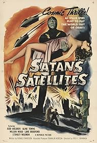 Lane Bradford and Aline Towne in Satan's Satellites (1958)