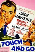 John Fraser, Jack Hawkins, Margaret Johnston, and June Thorburn in Touch and Go (1955)