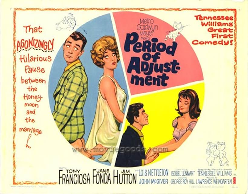 Jane Fonda, Jim Hutton, Anthony Franciosa, and Lois Nettleton in Period of Adjustment (1962)