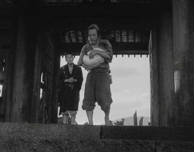 Minoru Chiaki and Takashi Shimura in Rashomon (1950)