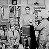 Maurice Brenner, Terry Carter, Tom Gilson, Maurice Gosfield, Jack Healy, Karl Lukas, Allan Melvin, and Phil Silvers in The Phil Silvers Show (1955)