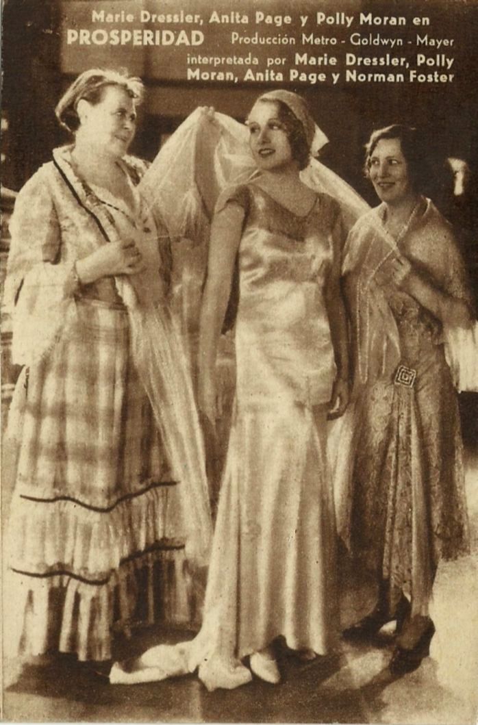 Marie Dressler, Polly Moran, and Anita Page in Prosperity (1932)