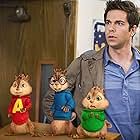 Justin Long, Jesse McCartney, Matthew Gray Gubler, and Zachary Levi in Alvin and the Chipmunks: The Squeakquel (2009)