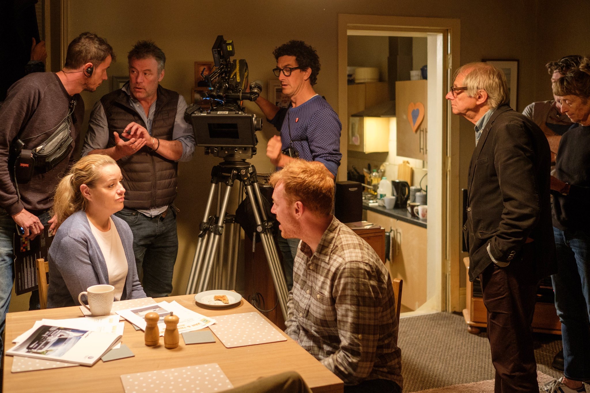 Ken Loach, Robbie Ryan, Debbie Honeywood, and Kris Hitchen