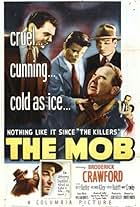 Ernest Borgnine, Broderick Crawford, Neville Brand, and Betty Buehler in The Mob (1951)