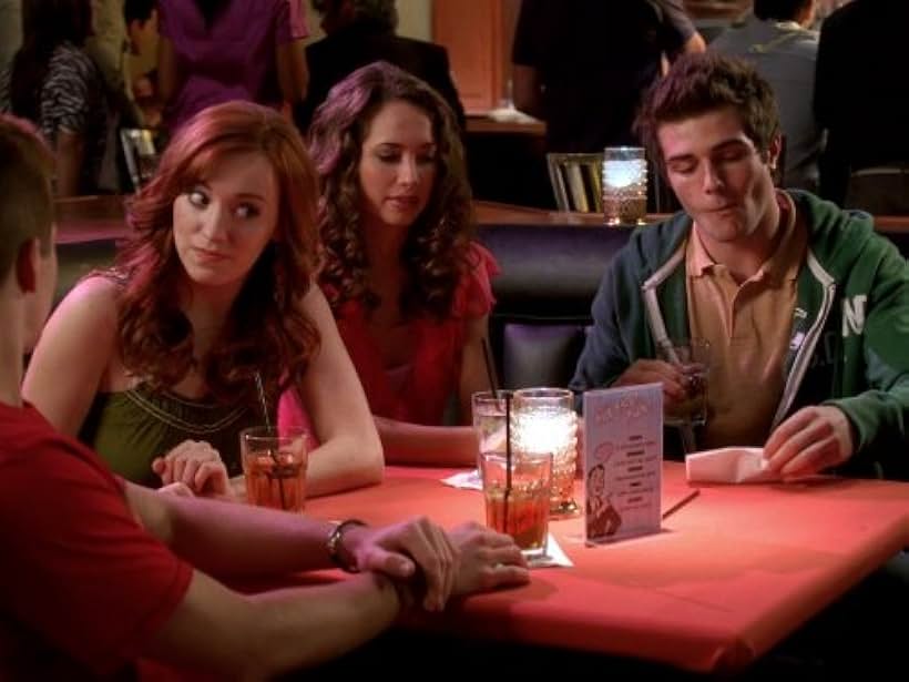 Andrea Bowen, Maiara Walsh, Beau Mirchoff, and Charlie Carver in Desperate Housewives (2004)