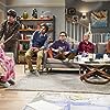 Mayim Bialik, Kaley Cuoco, Johnny Galecki, Simon Helberg, Melissa Rauch, and Kunal Nayyar in The Big Bang Theory (2007)