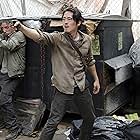 Michael Traynor and Steven Yeun in The Walking Dead (2010)