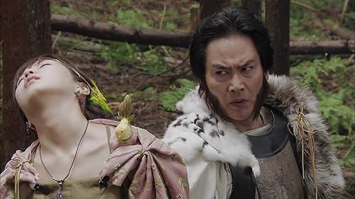 Shin Takuma and Haruka Kinami in The Hero Yoshihiko (2011)