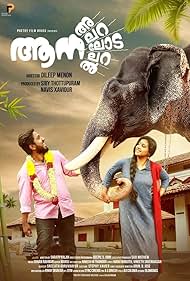 Vineeth Sreenivasan and Anu Sithara in Aana Alaralodalaral (2017)