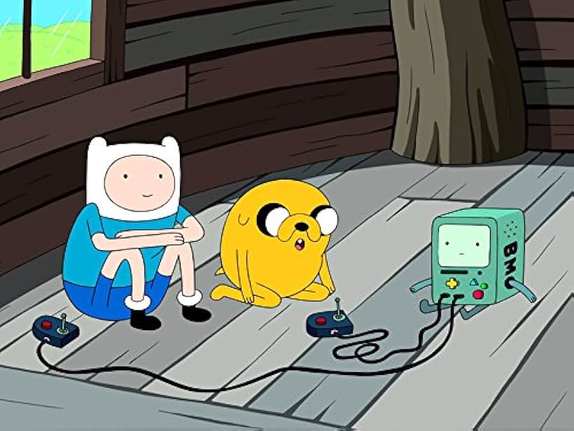 John DiMaggio, Niki Yang, and Jeremy Shada in Adventure Time (2010)